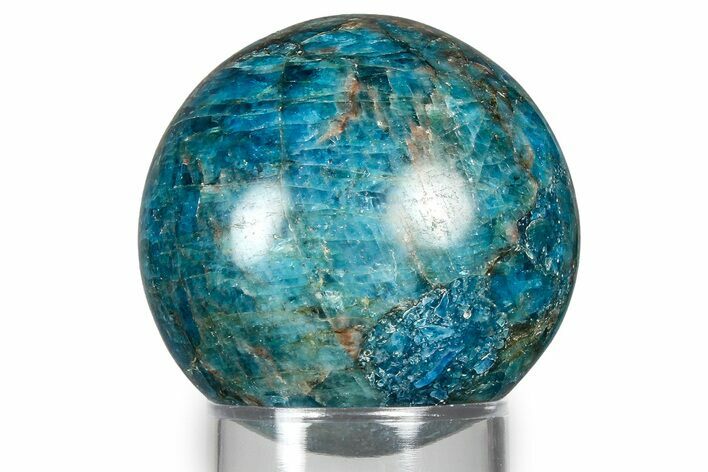 Bright Blue Apatite Sphere - Madagascar #367067